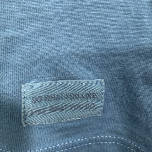 Life is Good Cadet Blue Happy Daisy Screen Print Short Sleeve Tee size S - Picture 3 of 10